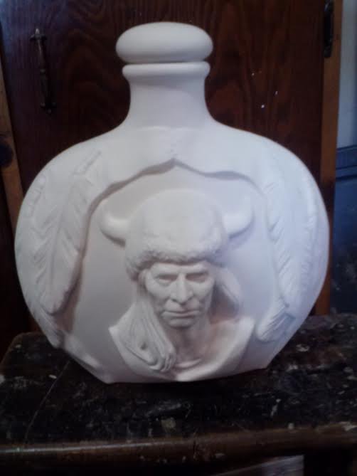 Indian Jug With Lid