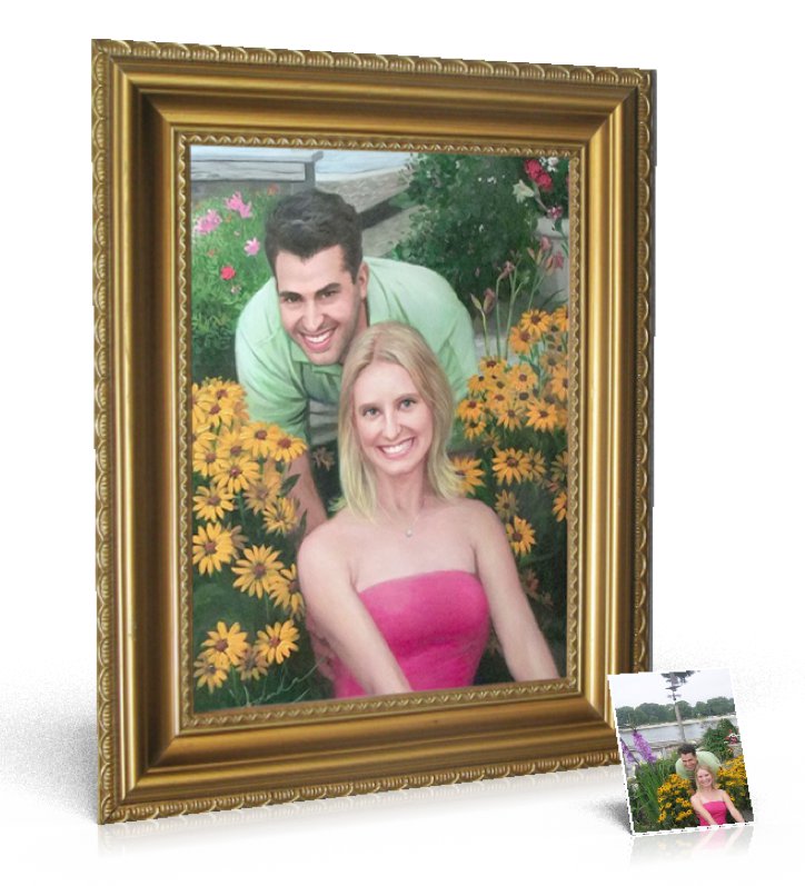 Acrylic Painting 20x24 inch, 1 person included - Portraits from photos