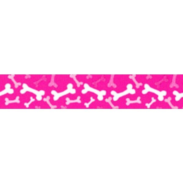 TuffLock Pink Bones Collar- Large