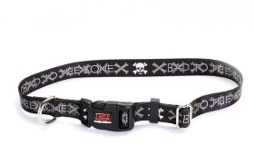 TuffLock Black Bad to the Bone Collar- Small
