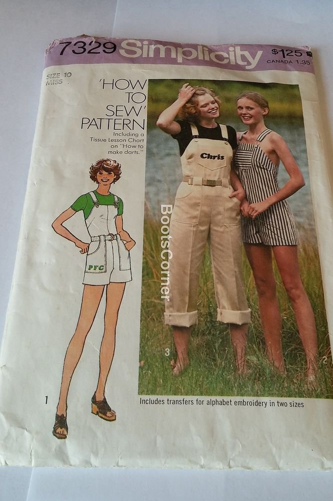 UNCUT Simplicity Sewing Pattern #7329 - Jumpsuit in 2 Lengths - Size 10