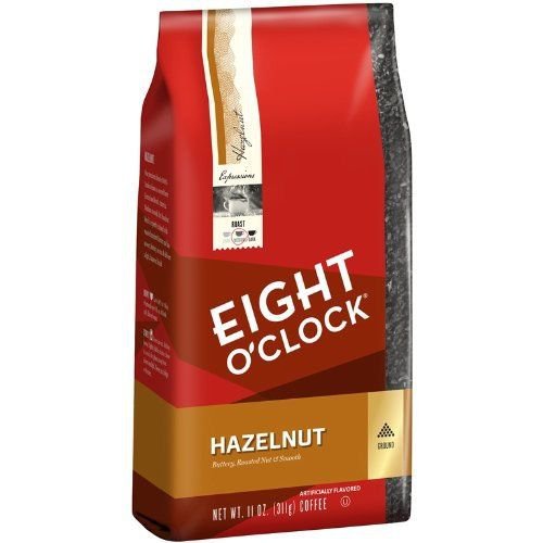 Eight O' Clock Hazelnut Ground Coffee, 11-Ounce Bags 6 Bags