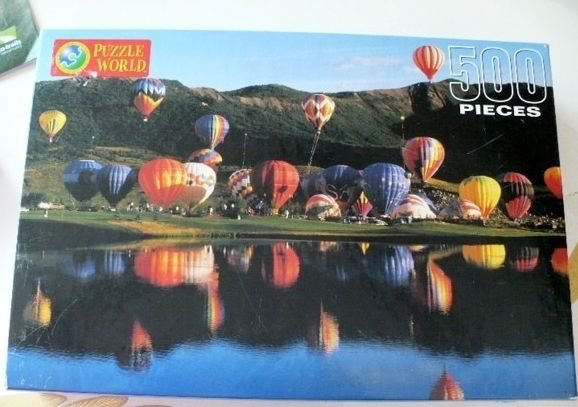 Puzzle World - Hot Air Balloons over Snowmass, CO Jigsaw Puzzle - 500 pieces