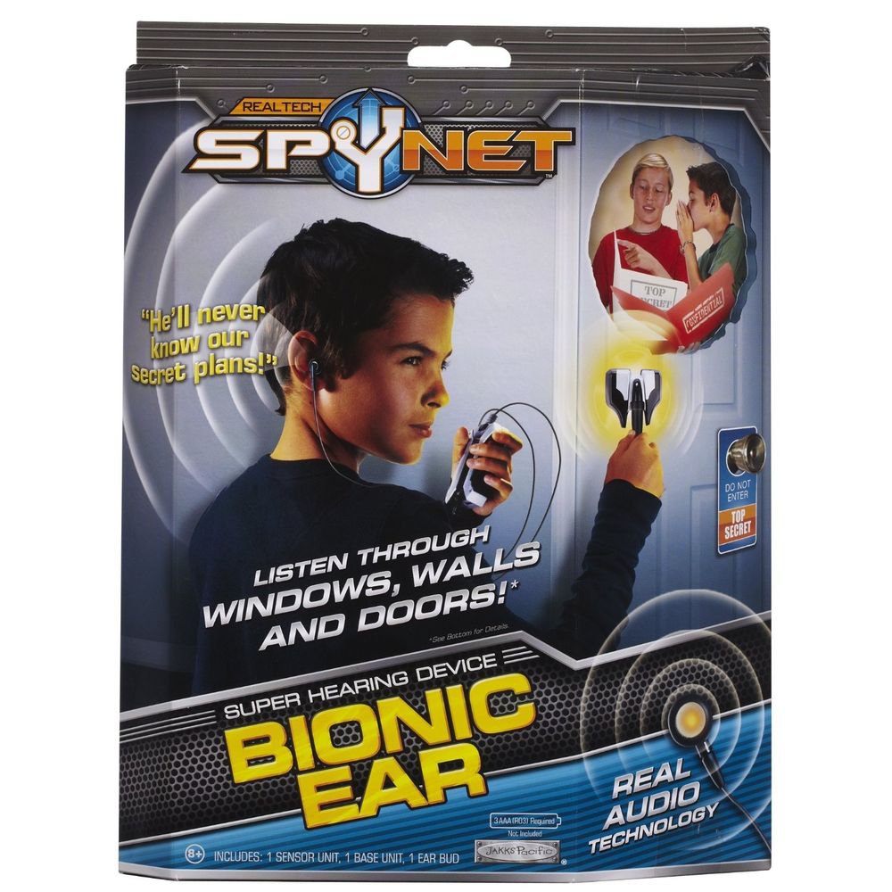 NEW! Spy Net Super Hearing Device Bionic Ear with Audio Earphone