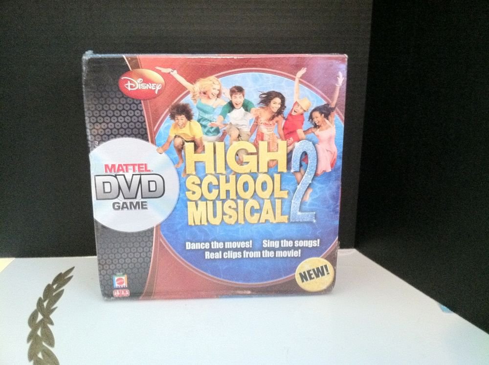High School Musical 2 DVD Mattel Board Game Ages 6+ Boys/Girls