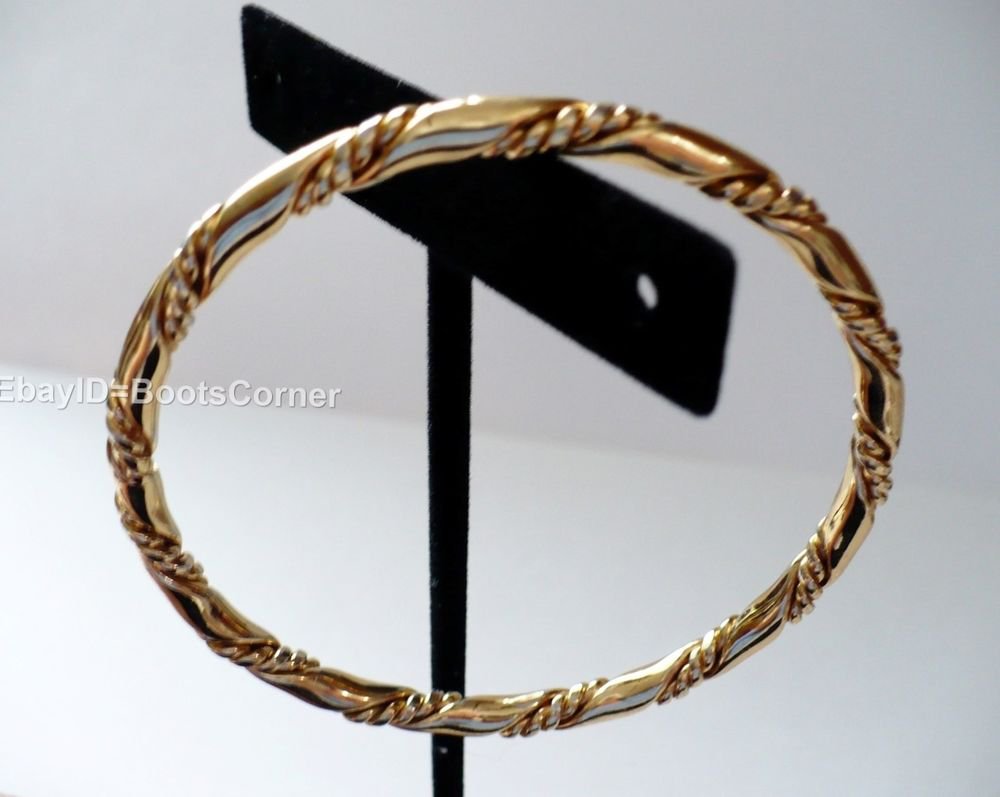 Gold Rope Bracelet Bangle