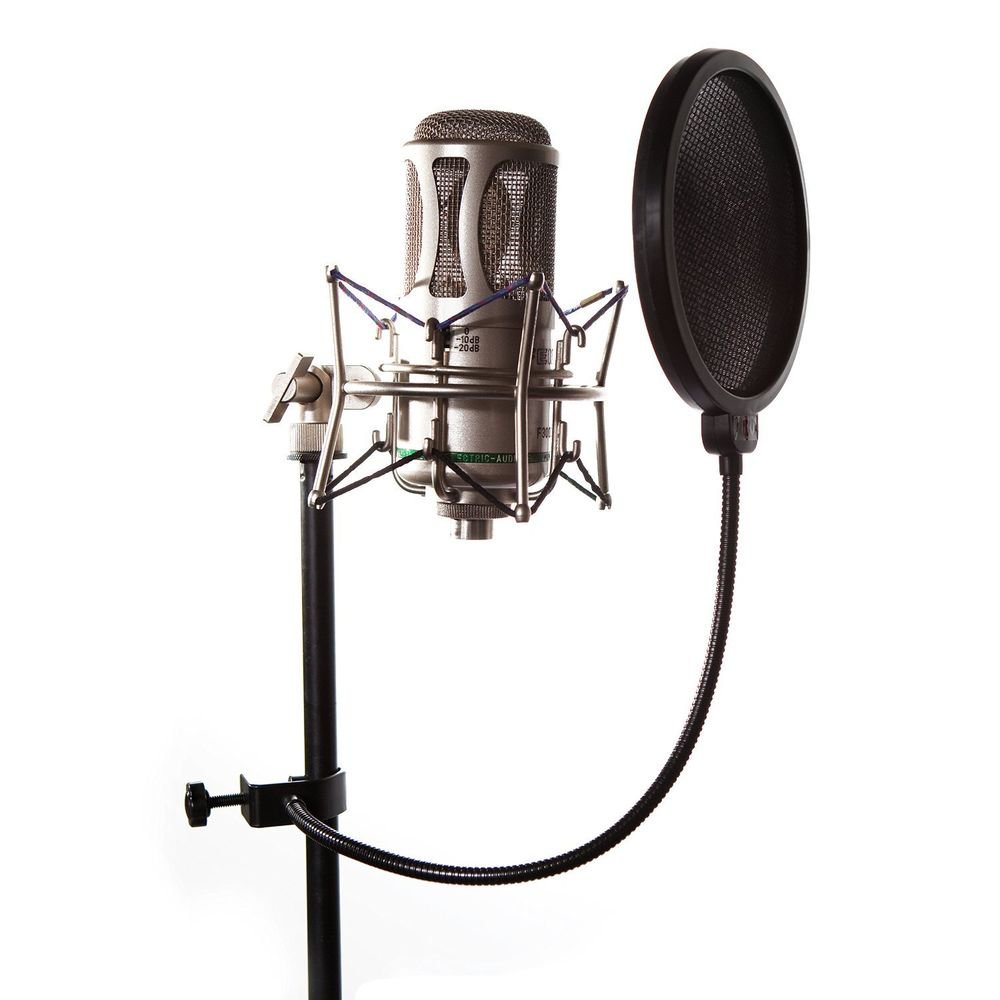 Pop Filter for Professional Sound Recording - Strong Gooseneck Holder