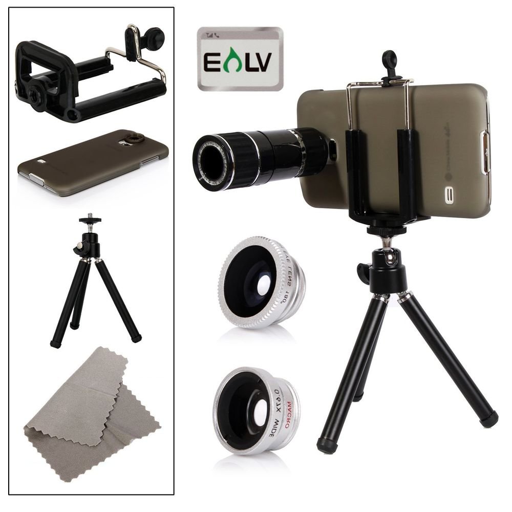Galaxy S5 4-in-1 Samsung Galaxy S5 i9600 Camera Lens Kit 12x Telephoto Wide Lens