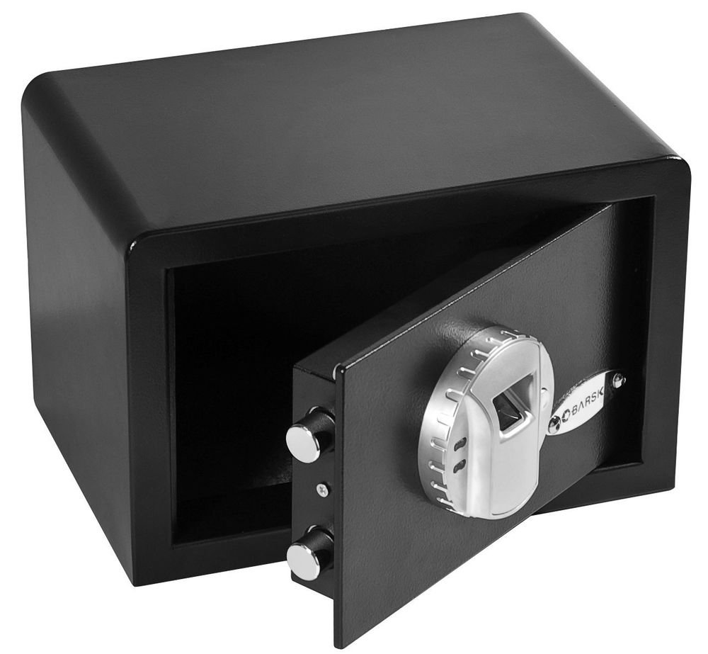 Barska Compact-Mini Biometric Lock Fingerprint Recognition Stand-Alone Safe