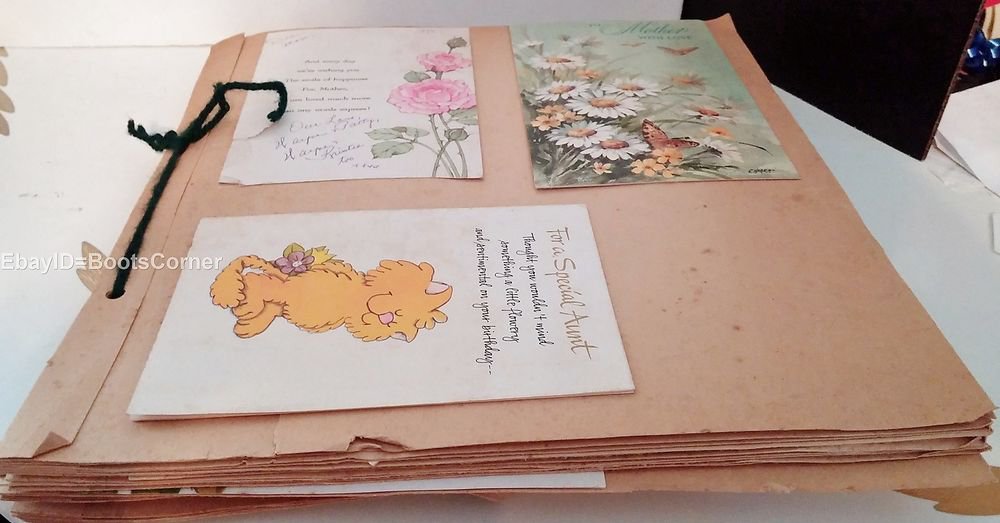 100 Vintage Used Greeting Cards Scrapbooking Birthday Getwell Anniversary
