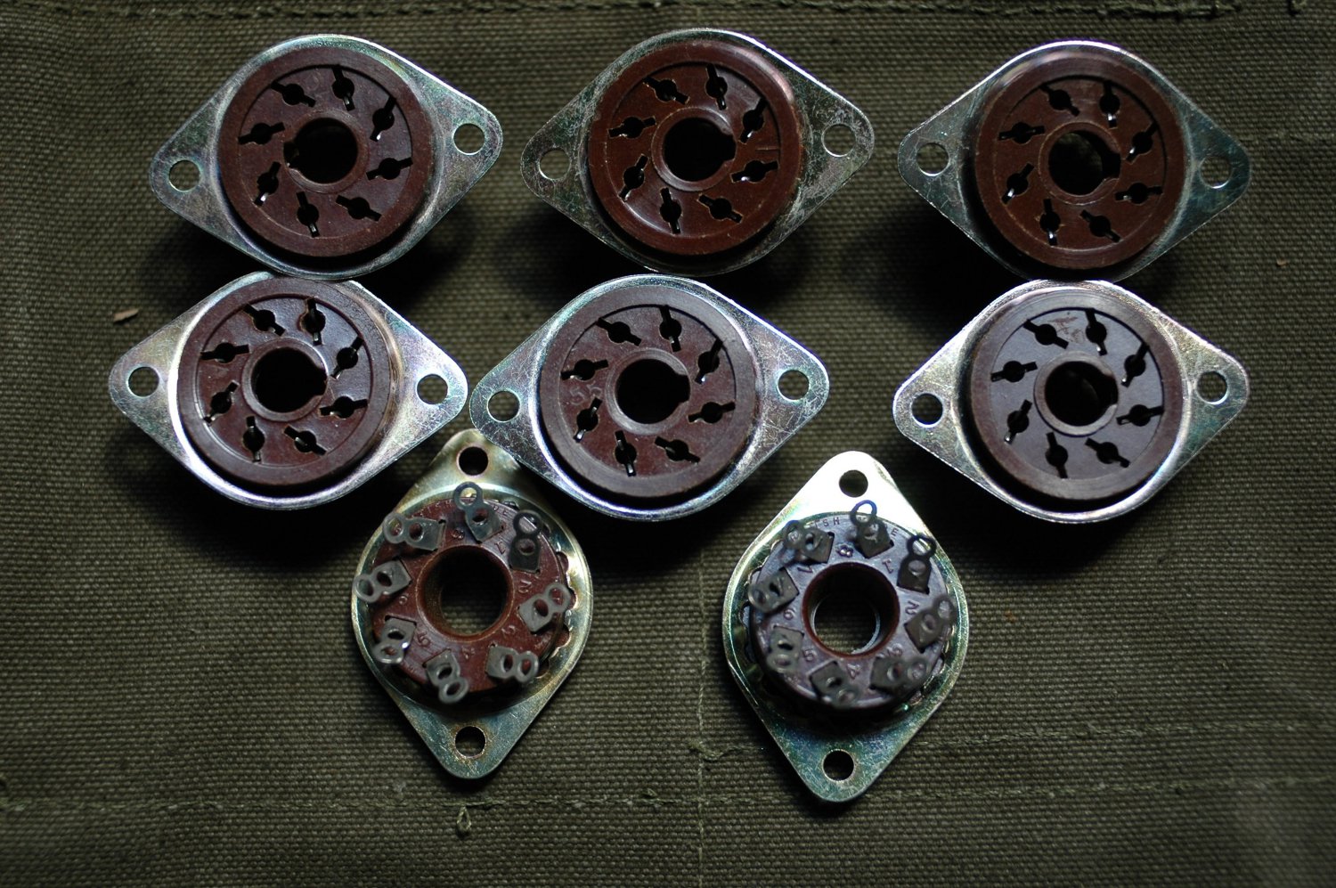 Tube Socket Octal Mc Murdo 4pcs