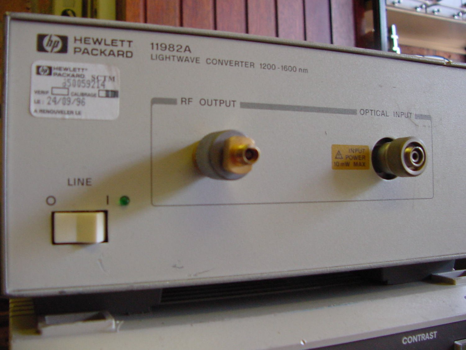 HP 11982A lightwave converter