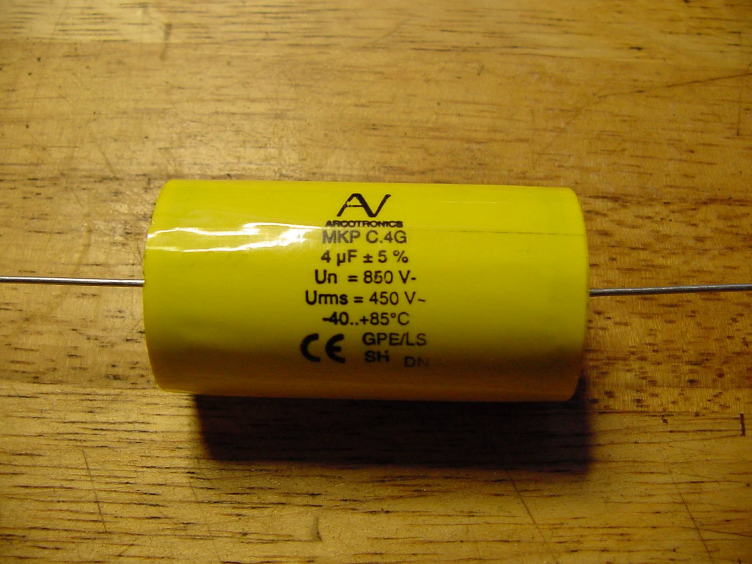 4uF 850V MKP HQ C4 arcotronics 4pcs capacitors
