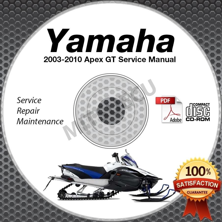 2003-2010 Yamaha APEX GT LTX MTX Service Manual CD repair shop 04 05 06 07  08