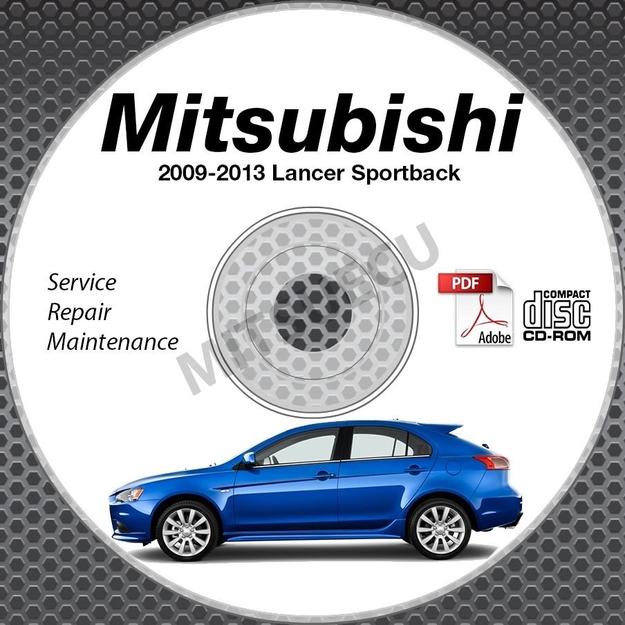 2009 2008 mitsubishi lancer service repair manual cd factory oem bargain 09 08