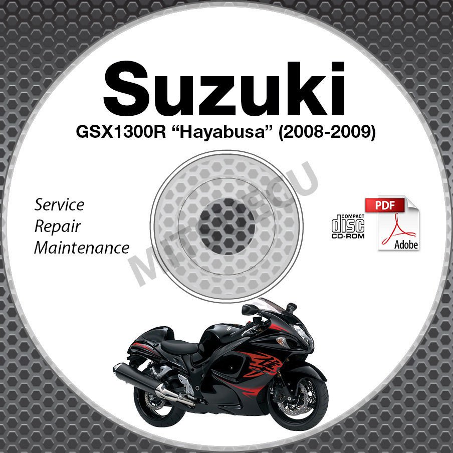 2008-2009 Suzuki Hayabusa GSX1300R Service Repair Manual CD ROM K8 K9  workshop