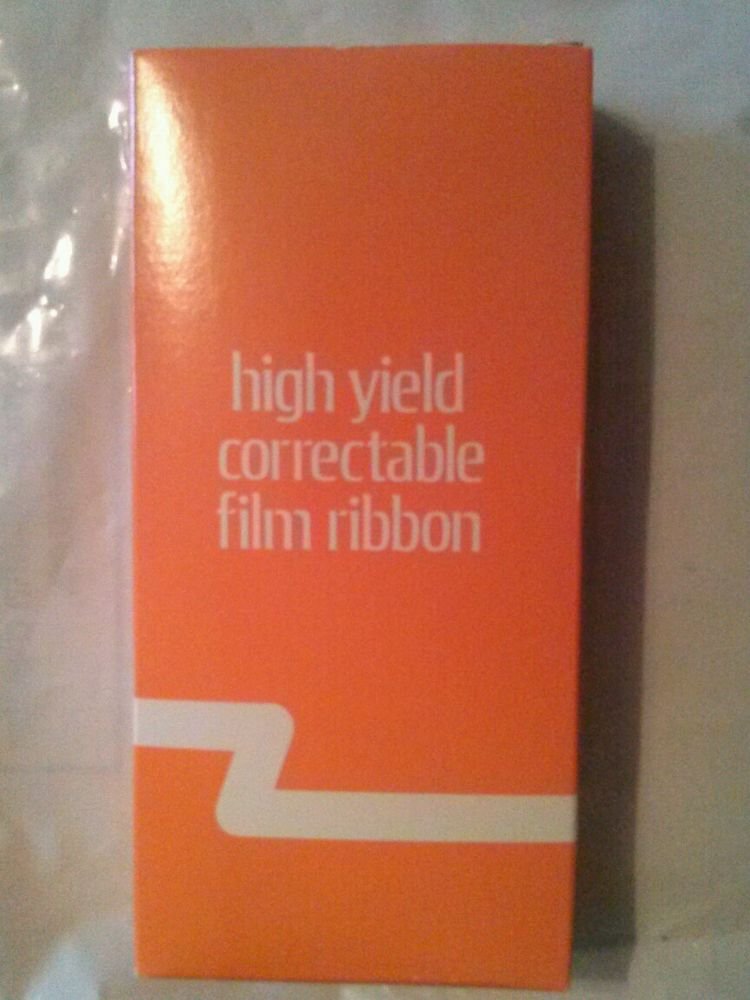 High Yield Correctable Film Ribbon Black- Typewriter