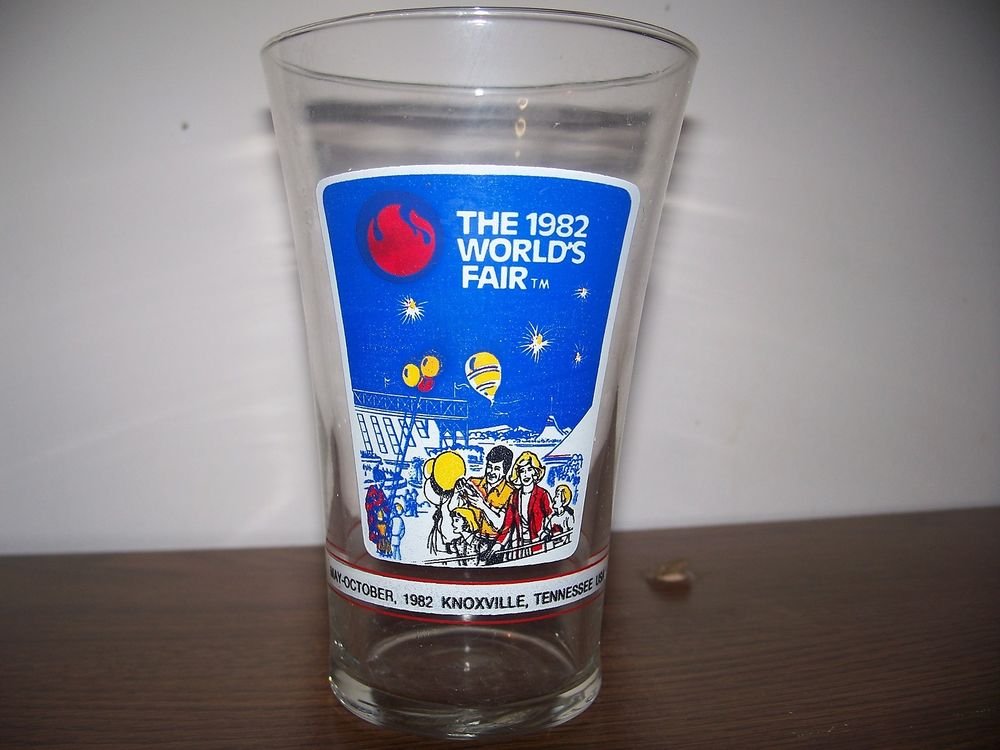 1982 Worlds Fair Glass