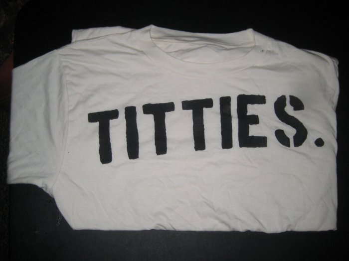 *TITTIES Bamboo T-Shirt - *M*Boobies