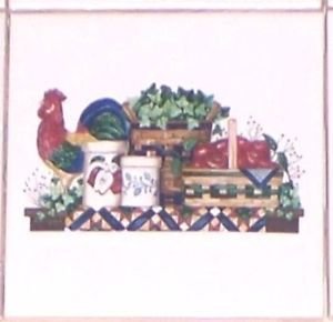 Rooster Americana Ceramic Wall Tiles 4.25" Kiln Fired Decor Sale
