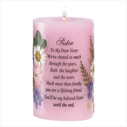 CANDLE FOR SISTER Item #35755