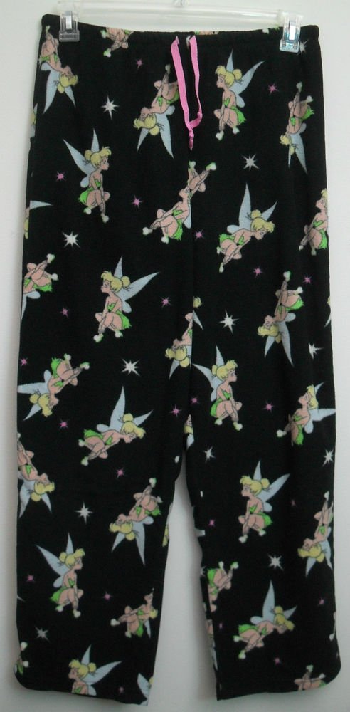 Tinkerbell Wonderful World of Disney Sleepwear Fleece Elastic Waist & Drawstring