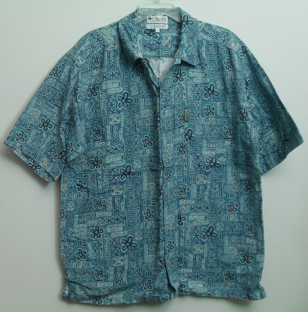 Columbia Sportswear Company Portland Oregon Button Down Casual Short Sleeve Top