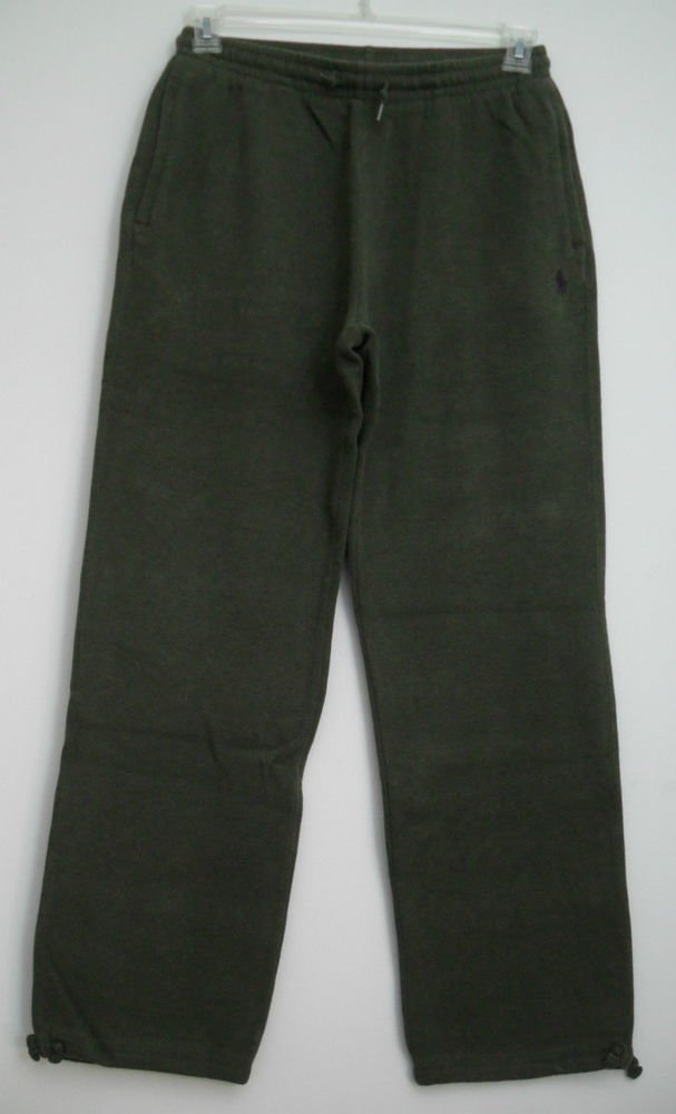 Ralph Lauren Polo Womens S Olive Green Ankle and Waist Drawstring Elastic Band