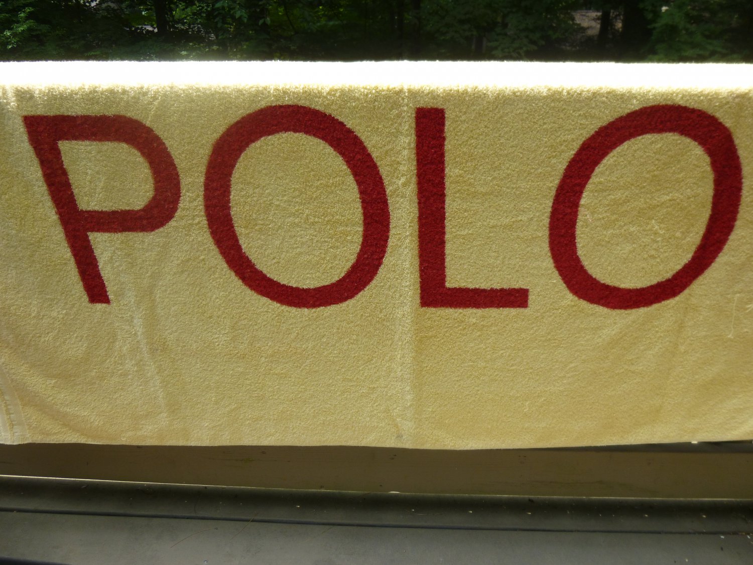 Vintage Ralph Lauren POLO Beach Towel "Made in USA"
