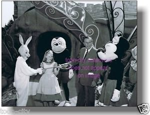 Walt Disney Disneyland Alice Wonderland Opening day Attraction 1956 Mickey