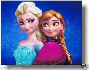 Disney New Frozen publicity photo 8x10 Anna Elsa 2013