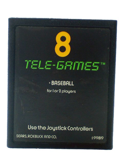 BASEBALL - TELE GAMES (Atari 2600) Cartridge Only