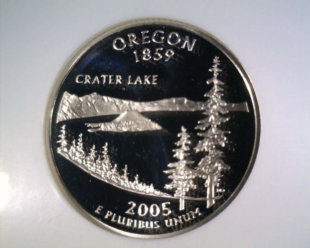 2005 S Silver Proof Oregon State Quarter NGC PF70 Ultra Cameo Free US Ship