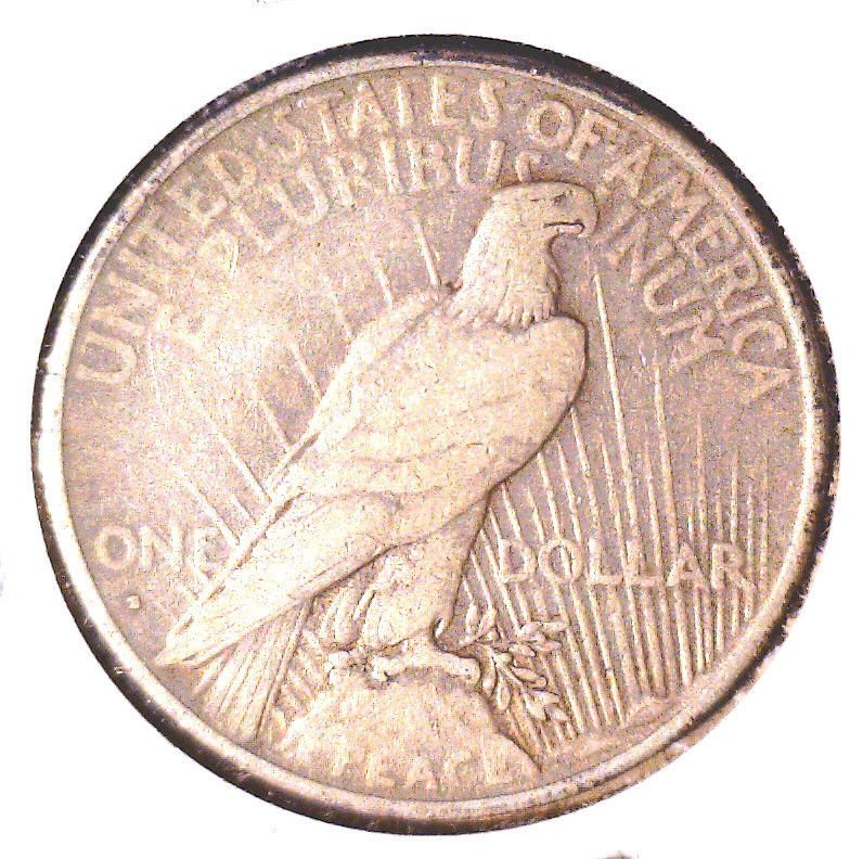 1934 S Peace Silver Dollar Very Fine Condition