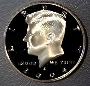 2004 S Proof Kennedy Half Dollar 40th Anniversary of this Historic Coin