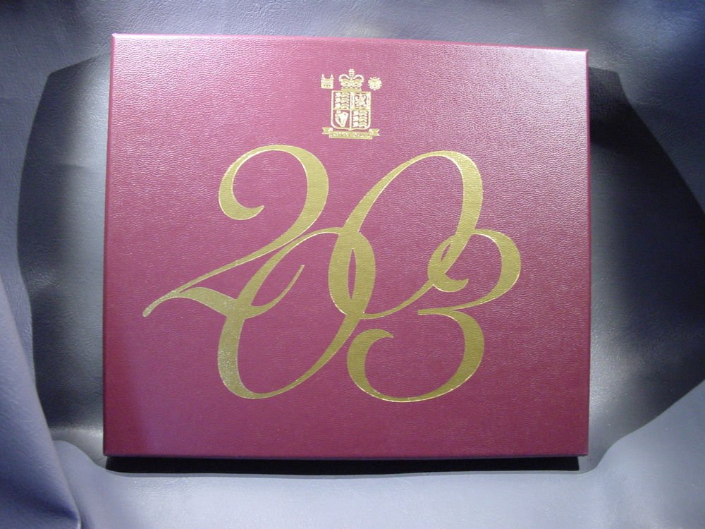 2003 United Kingdom Proof Set in Original Packaging with COA KM#PS137