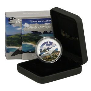 Seabirds Silver Proof $1 Coin 2013 Lord Howe Island Australia .999 Ltd Ed 2,500