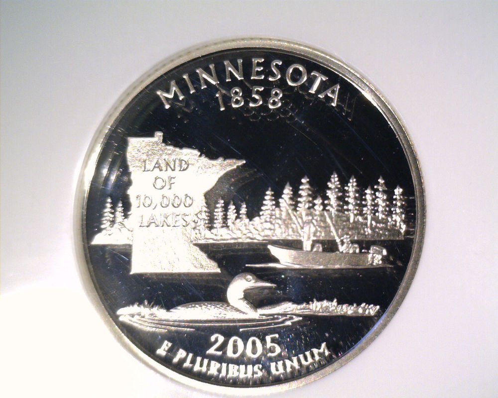 2005 S Silver Proof Minnesota State Quarter NGC PF70 Ultra Cameo Free US Ship