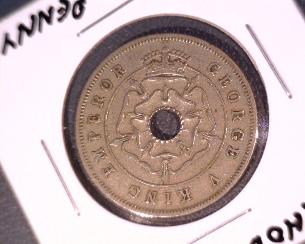 Southern Rhodesia Penny 1935 KM#7 George V (no bust) Free US Shipping !