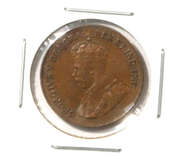 1921 Canada One Cent Coin KM#28 Very Fine Condition x