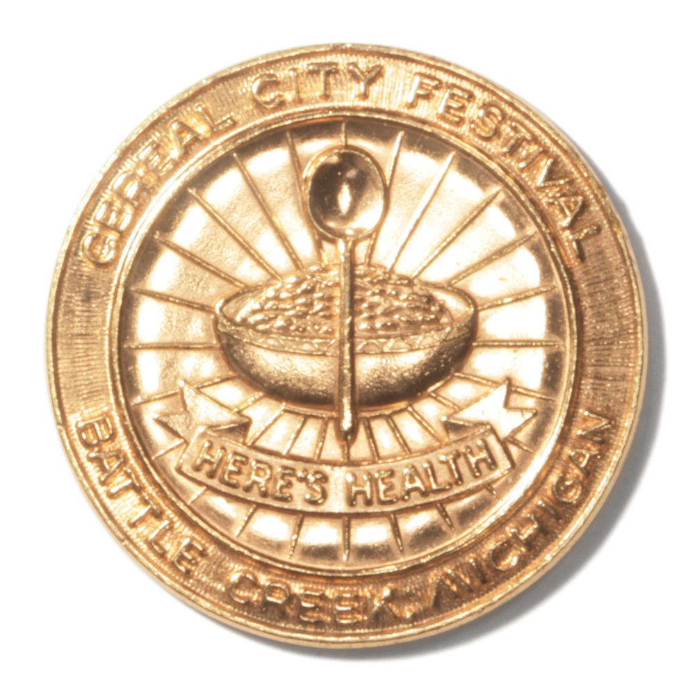 Battle Creek MI Cereal City Festival High Relief Bronze Medal UNCIRCULATED
