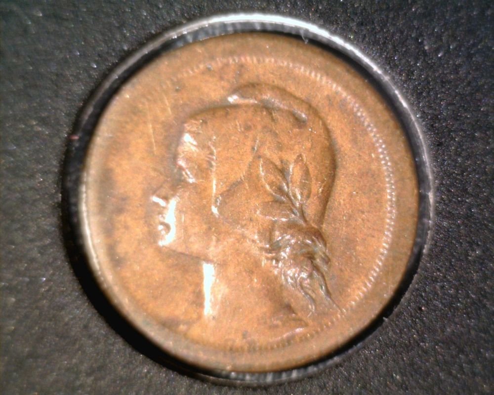 1926 Portugal 10 centavos Coin KM#573 Liberty Head as a Young Girl