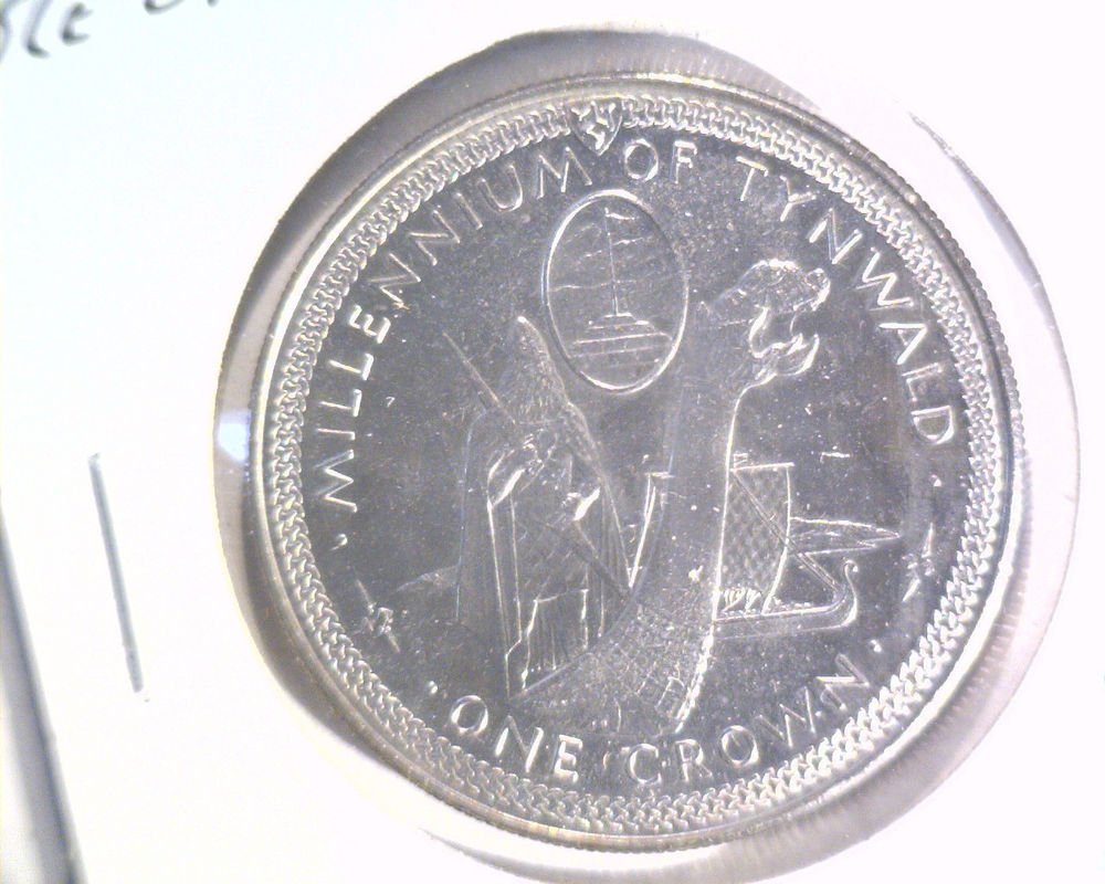 1979 Isle of Man BU Crown Coin KM#46 1000th Year of the Tynwald (Parliament)