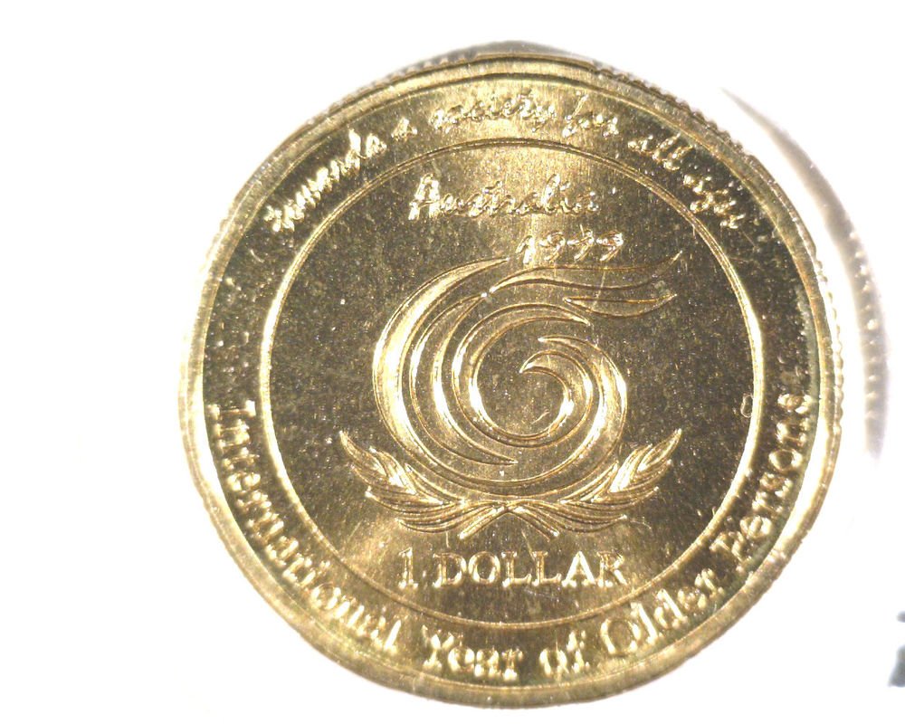 1999 Australia Dollar Coin BU KM#405 International Year of Older Persons