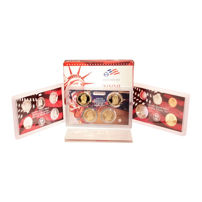United States Mint 2008 Silver Proof Set WHOLESALE ! 14 coins
