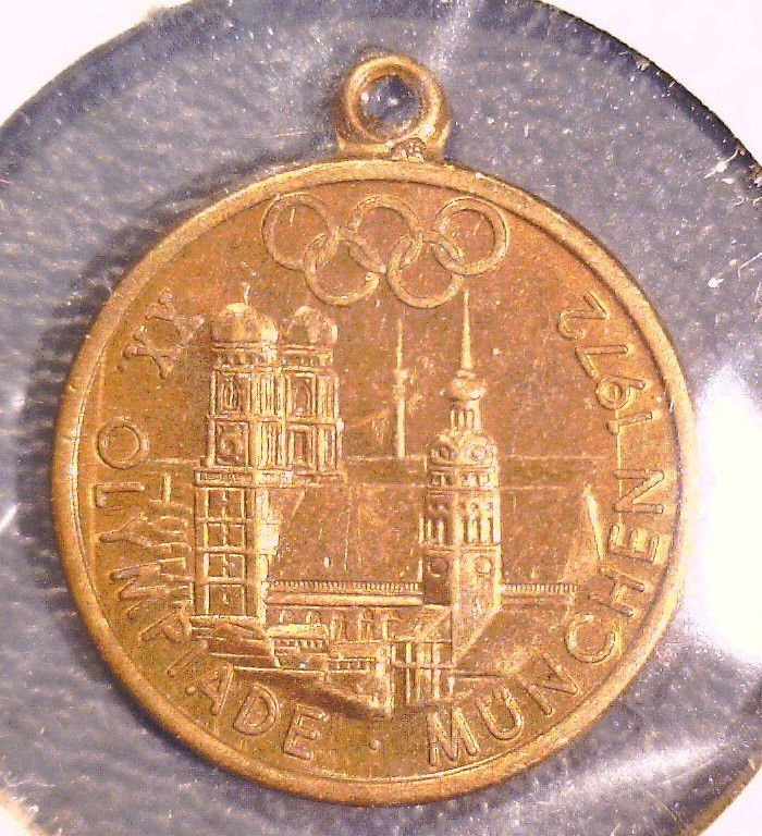 1972 Munich Olympics Souvenir Medal Munchen Freistaat Bayern