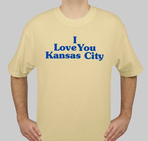 I Love You Kansas City - Mens Gold