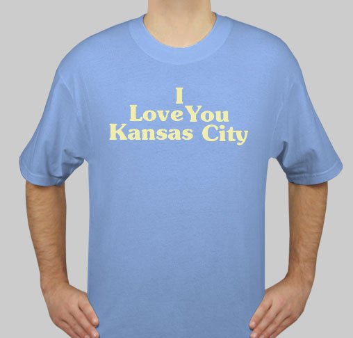 I Love You Kansas City - Mens Blue