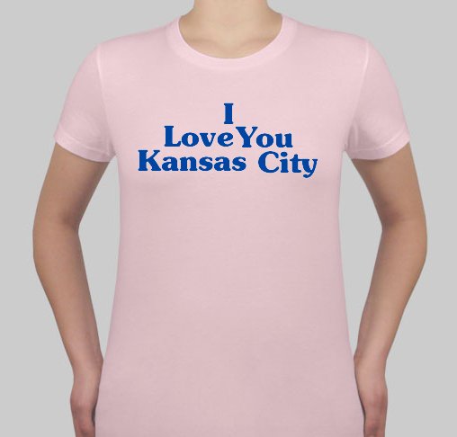 I Love You Kansas City - Womens Pink