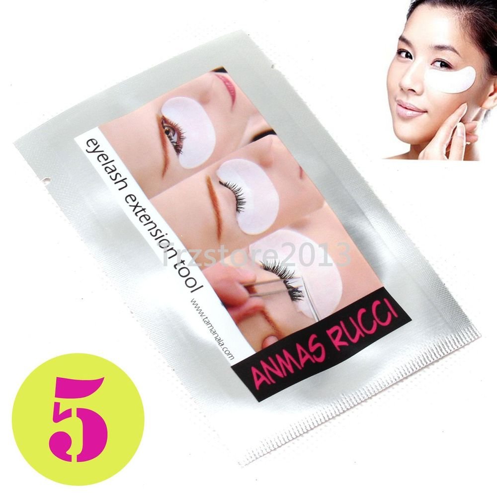 5Pairs Under Eye Pad Patch Lint Eyelash Lash Extension Tool Supply Solution